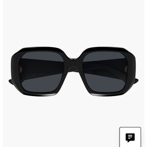 NWOT Chloe BLACK 54MM SQUARE SUNGLASSES